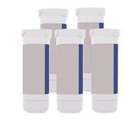 Filtre à eau de remplacement for réfrigérateur compatible avec les modèles WR17X30702, MB-F48, AQUACREST AQF-FF48 et CF9(5pcs)
