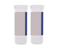 Filtre à eau de remplacement for réfrigérateur compatible avec les modèles WR17X30702, MB-F48, AQUACREST AQF-FF48 et CF9(2pcs)