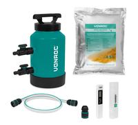 Filtre à eau DI - Système de déionisation - Alternative à l'eau osmosée - Inclut 4.5L de résine de lit mixte, TDS Mètre, Tuyau et Raccords