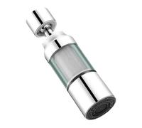 Filtre à eau du puits, Filtre à eau du robinet d'évier - Appuyez sur le filtre à 360 degrés Purificateur d'évier rotatif - Clear 3 modes Système de filtration du robinet pour RV, salle de bain, hôtel