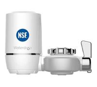 Filtre à Eau du Robinet Waterdrop WD-FC-01 NSF Certifié, Réduit 94.42% de Chlore, Goût et Odeur - Blanc