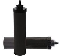 Filtre à eau en céramique Huining, unité de pré-filtre à eau de rechange 0,15-0,5 micron, cartouche filtrante noire, filtre de rechange pour systèmes de filtration d'eau domestique. (2BlackFilter-2pc)