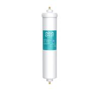 Filtre a eau en ligne AquaCrest pour le refrigerateur et le fabricant de glace 5 ans ou 10 000 gallons de haute capacite 1/4 de pouce