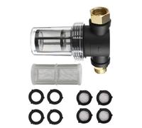 Filtre à eau en ligne en maille métallique pour nettoyeur haute pression de 1,9 cm, 40 à 100 mailles, filtre à sédiments, filtre à eau antirouille, écran d'entrée pour nettoyeur haute pression