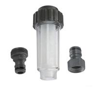Filtre à eau haute pression en plastique pour nettoyeur haute pression K2 | Piège à saleté en ligne 150 mailles avec connexion G3/4, indice maximum de 175 PSI pour une meilleure performance de