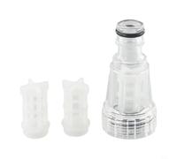Filtre à eau haute pression pour nettoyeurs haute pression K2-For Series 175 PSI 60 °C avec 3 cm de diamètre, piège à saleté en plastique transparent pour extérieur