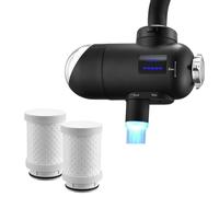Filtre à eau Homelody pour robinet - Pack de 2 filtres, eau potable sans odeur, élimine le chlore, les métaux lourds et améliore le goût, eau potable