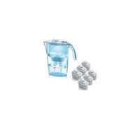 Laica – Kit de filtration d'eau J996 – 6 filtres + carafe filtrante – Coloris aléatoire
