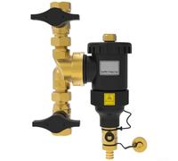 Filtre à eau magnétique, filtre magnétique de chauffage central avec maille en acier inoxydable, raccords filetés DN20 à DN32 pour enlever la rouille (DN32/1-1/4 femelle)