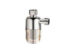 Filtre à eau, maille en acier inoxydable 40, prévention du tartre pour douche, machine à laver, boîtier en cuivre à haut débit, design anti-éclatement, protection de plomberie domestique (laiton)