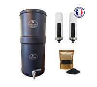 Filtre à eau par gravité Céramique + Charbon actif - 18 L