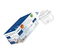 Filtre à eau - Philips - Micro X Clean - Pack 3 - Réduction micro-plastiques - Compatible carafes ovale