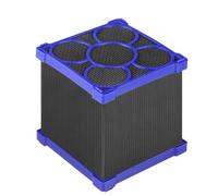 Filtre à eau pour aquarium | Matériau du filtre à charbon actif pour aquarium | Matériau du filtre : purificateur d'eau en nid d'abeille activé par cube | Purificateur d'eau au charbon pour
