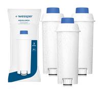 Wessper Filtres à eau pour Delonghi DLSC002 SER3017 – 3 filtres + 2 détartrants