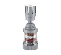 Filtre à eau pour robinet de cuisine avec 7 remplacements - Tête de pulvérisation rotative à 360° pour réduire les métaux lourds - Purificateur multicouche pour mauvais goût - Aérateur de robinet