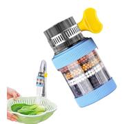 Filtre à eau pour robinets de cuisine - Filtre à eau d'évier avec charbon actif, design anti-éclaboussures | Support de purification de l'eau pour salle de bain, toilettes,
