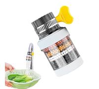 Filtre à eau pour robinets de cuisine - Filtre à eau d'évier avec charbon actif, design anti-éclaboussures | Support de purification de l'eau pour salle de bain, toilettes,