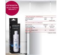 LG Filtre à eau d'origine AGF80300704 pour frigo, réfrigérateur, congélateur