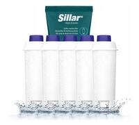 FILTRE A EAU SILLAR POUR MACHINES A CAFE DELONGHI (DLS C002 SER3017) 5 PIÈCES - REMPLACEMENT