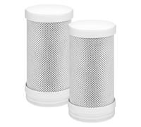 Filtre á Eau Sur Robinet- Jeu de 2 Cartouches de Rechange pour Filtres à Eau, Enlève Impuretés, Chlore, Eau de Javel, Vers, Installation Facile