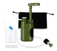 Filtre à Eau Traitement de l'eau Potable en Plein air 3000 L Filtre à Eau de Camping de Survie pour équipement d'urgence Prepper -