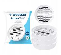 FILTRE À EAU WESSPER ACTITEX™ DISC - 3 PIÈCES COMPATIBLE AVEC CARAFES BRITA CLASSIC, DAFI CRYSTAL