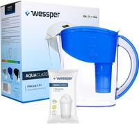Filtre à eau Wessper Aquaclassic - Bleu 3.5L - compatible avec Brita Classic