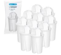 Filtre à eau - WESSPER - AquaClassic - Remplacement Brita Classic - 10 pièces - 150 litres