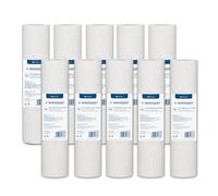 Filtre à eau Wessper Wickel pour osmose inverse 20 microns, préfiltre en mousse 10 pouces, élimine le sable, la rouille et la boue - débit élevé et longue durée de vie - 10 pièces