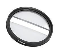 Filtre à Effet Dioptrique divisé à Champ Central de 58 Mm, Filtre D'objectif Dioptrique divisé à Double Verre, Filtre à Effet Spécial pour Appareils Photo en Verre Optique