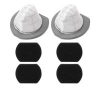 Filtre À Éléments Filtrants For Aspirateur Série Vacuum, Filtre En Coton, Compatible Avec Bissell, 3 En 1 For Turbo, Léger Et Filaire(6pcs)