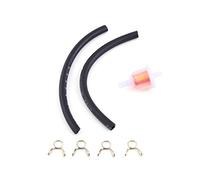 Filtre à Essence Moto, Filtre à Huile, Kit de Filtre à Carburant Universel pour Moto avec Clips de Tube