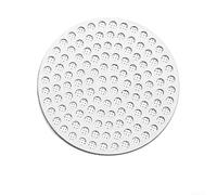Filtre à expresso en acier inoxydable de rechange pour écrans à rondelles de 51, 53, 58 mm, conçu pour optimiser la distribution de l'eau et minimiser les effets de canalisation (58 mm)