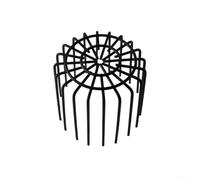 Filtre à feuilles de gouttière en acier inoxydable compatible avec les tailles de tuyau de descente courantes pour minimiser l'encrassement et prolonger la durée de vie du système de gouttière (noir)