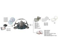 filtre à gaz/combiné 3M 6096 A1E1HgP3 R (paquet de 2) (7100104296)