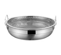 Filtre à graisse de friture,Passoire à panier séparateur de graisse,Avec poignée résistante à la chaleur et grille de friteuse à air en acier inoxydable - Pour la cuisson dans la cuisine, la cuisson