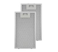 Filtre à graisse en métal 185x319mm compatible avec Klarstein 10032228 (2pcs)