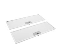 Filtre à graisse en métal (2pcs) 137x410mm d'origine Progress pour PDP9030E / PDP9031E