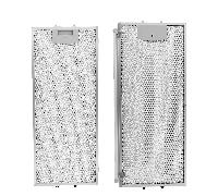 Filtre à graisse en métal (2pcs) set d'origine Gaggenau 434105 + 434107