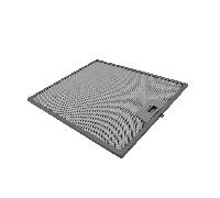 Filtre métal 405508122/0 pour Hotte ELECTROLUX, ZANUSSI