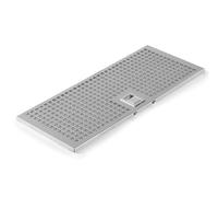 NOVY 680020 filtre Accessoire pour hotte DE Poêle - Accessoire Pour cheminée (Filtre, argent, Novy, 680 Fusion 686 Fusion, 158,4 mm, 260 mm)