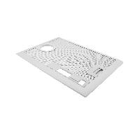 Filtre à graisse en métal 380x265mm d'origine Constructa 365480 / 00365480