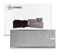 Filtre à graisse en métal 387x153mm Novy 563-8035 par AllSpares