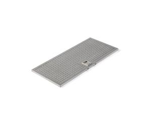 Filtre à graisse en métal 407x188mm d'origine Novy 829020 / 563-8049