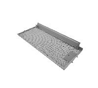 Bosch Filtre anti-graisse métal pour hotte 00434105 455x188 mm d'origine