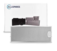 Filtre à graisse en métal 468x183mm ATAG 401468 par AllSpares