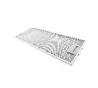Filtre à graisse en métal 481x201mm d'origine Blaupunkt 11022473