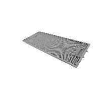 Filtre à graisse en métal 481x201mm d'origine Siemens 11022473