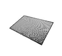 Filtre à graisse en métal 565x380mm d'origine Whirlpool 488000302744