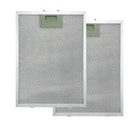 Filtre à graisse en métal pour hotte de cuisine, 2pcs Cooker Hood Filters, Universal Extractor Fan Filter, Metal Mesh Filters, Extractor Vent Filter(305 * 267 * 9mm)